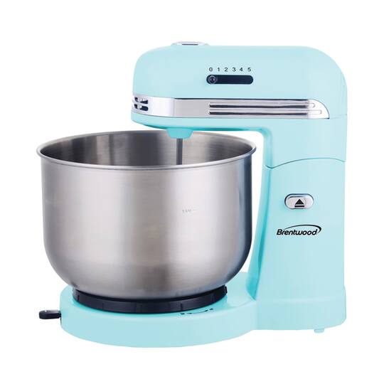 Brentwood 5-Speed Stand Mixer with 3qt. Stainless Steel Mixing Bowl